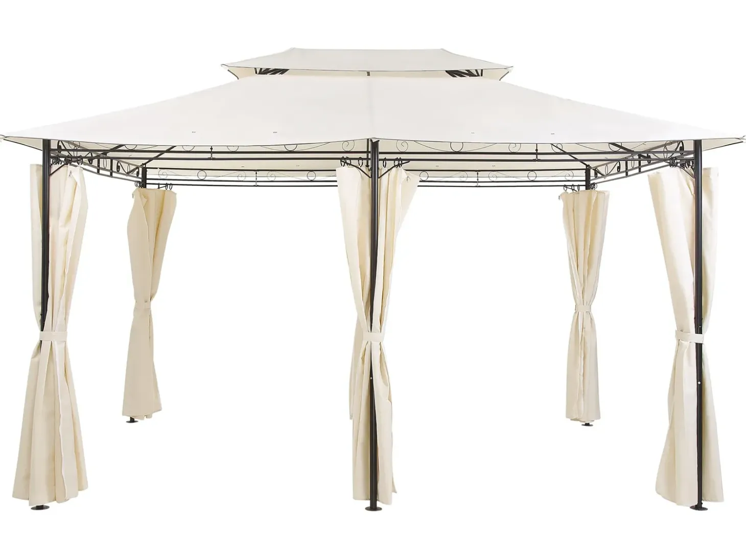 Lysthus COLOS Metal 400 cm 300 cm Beige