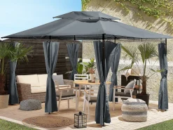 Lysthus COLOS Metal 400 cm 300 cm Grafit