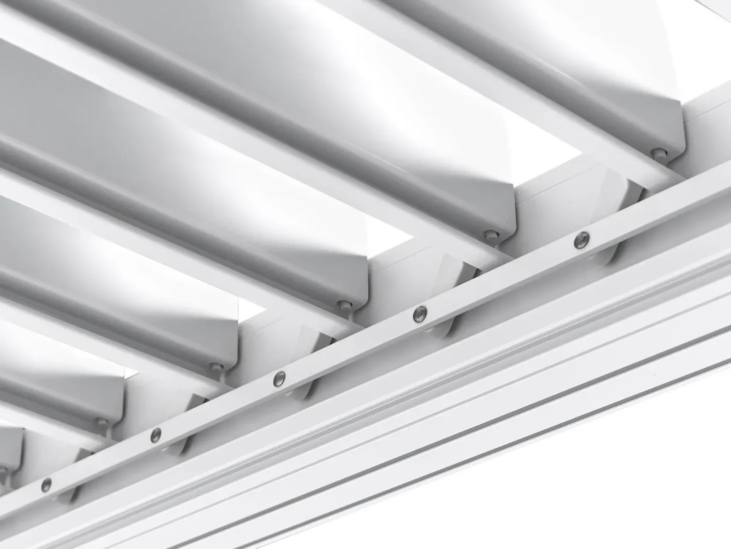 Lysthus FORNOLI Metal 296 cm 296 cm Hvid