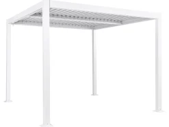 Lysthus FORNOLI Metal 296 cm 296 cm Hvid