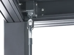 Lysthus FORNOLI Metal 296 cm 296 cm Sort