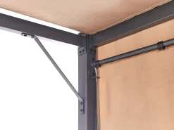 Lysthus LED PARGA Metal 310 cm 310 cm Brun