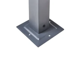 Lysthus LED PARGA Metal 310 cm 310 cm Brun