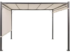 Lysthus LED PARGA Metal 310 cm 310 cm Beige