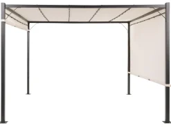 Lysthus LED PARGA Metal 310 cm 310 cm Beige