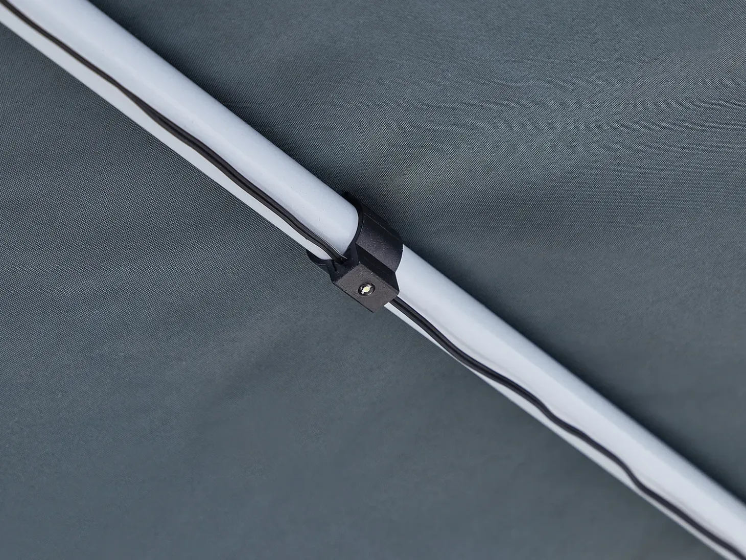 Lysthus LED PARGA Metal 310 cm 310 cm Grå