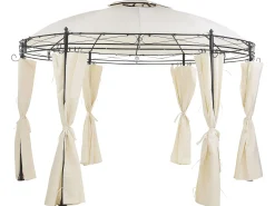 Lysthus SAFARA Metal 368 cm 368 cm Beige