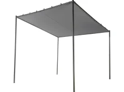Lysthus VIMINO Metal 282 cm 294 cm Mørkegrå
