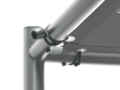 Lysthus VIMINO Metal 282 cm 294 cm Mørkegrå