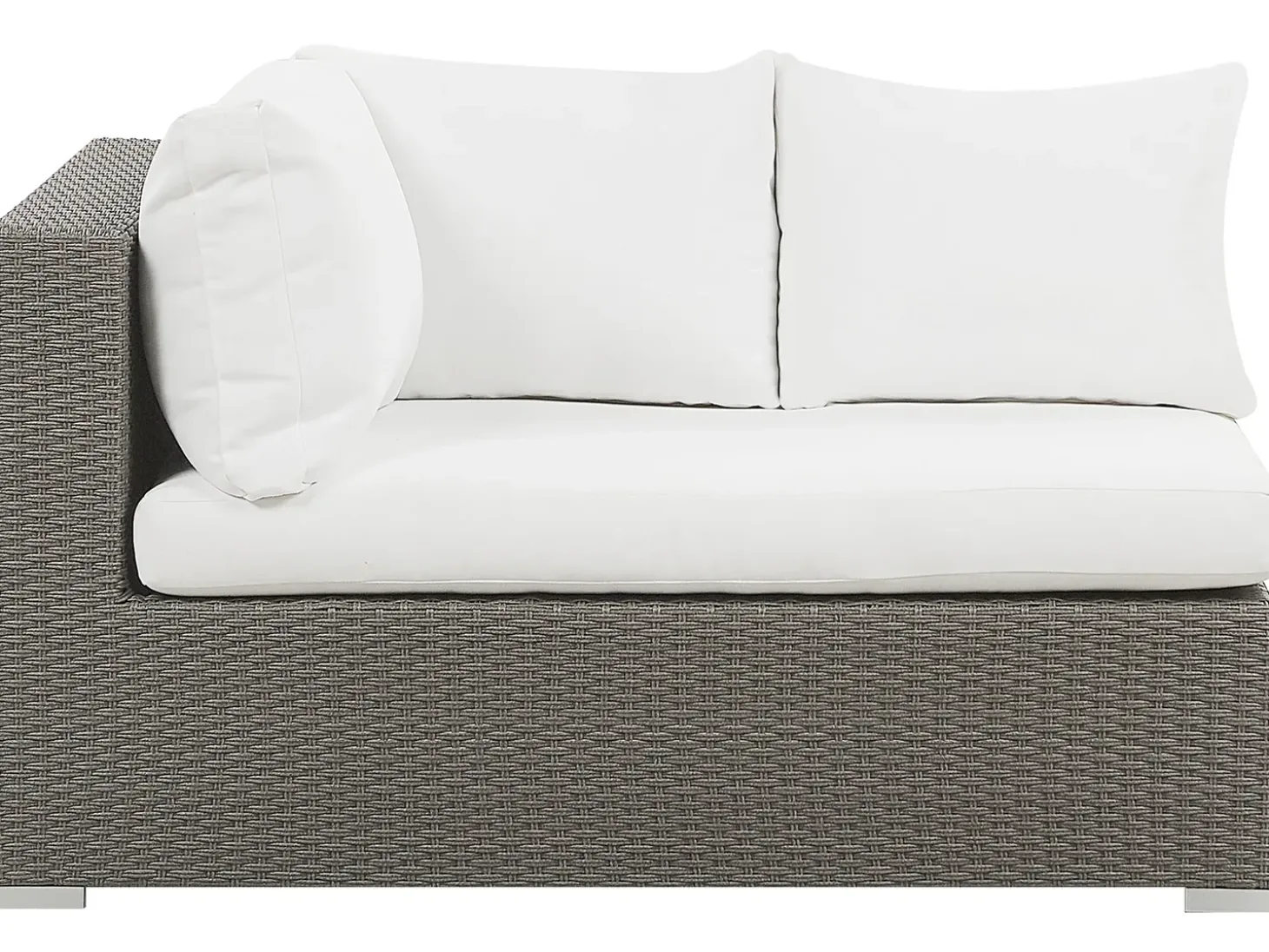 MAESTRO 8 personers Loungesæt med bord Brungrå PE-rattan