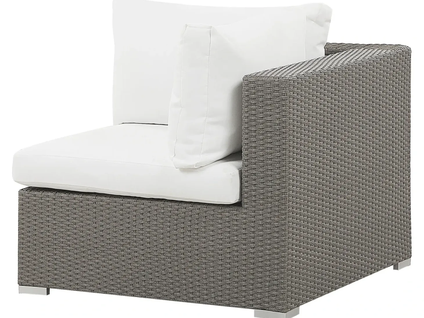 MAESTRO 8 personers Loungesæt med bord Brungrå PE-rattan