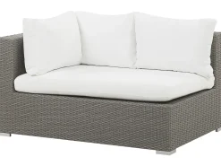 MAESTRO 8 personers Loungesæt med bord Brungrå PE-rattan