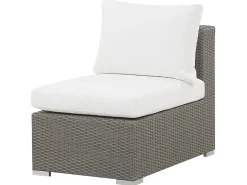 MAESTRO 8 personers Loungesæt med bord Brungrå PE-rattan