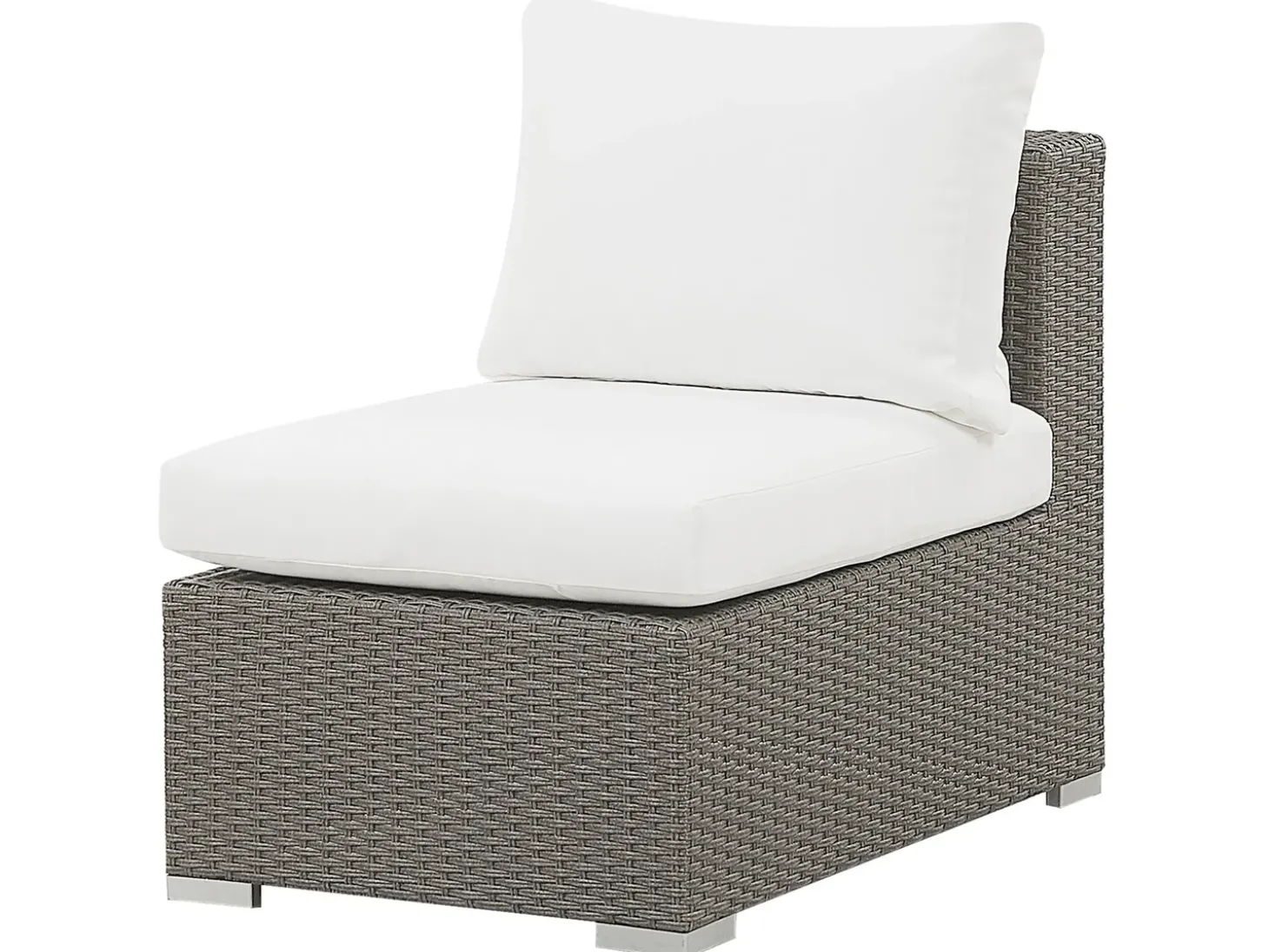 MAESTRO 8 personers Loungesæt med bord Brungrå PE-rattan