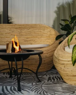 MAIORI 4 personers havesofasæt Naturlig Rattan