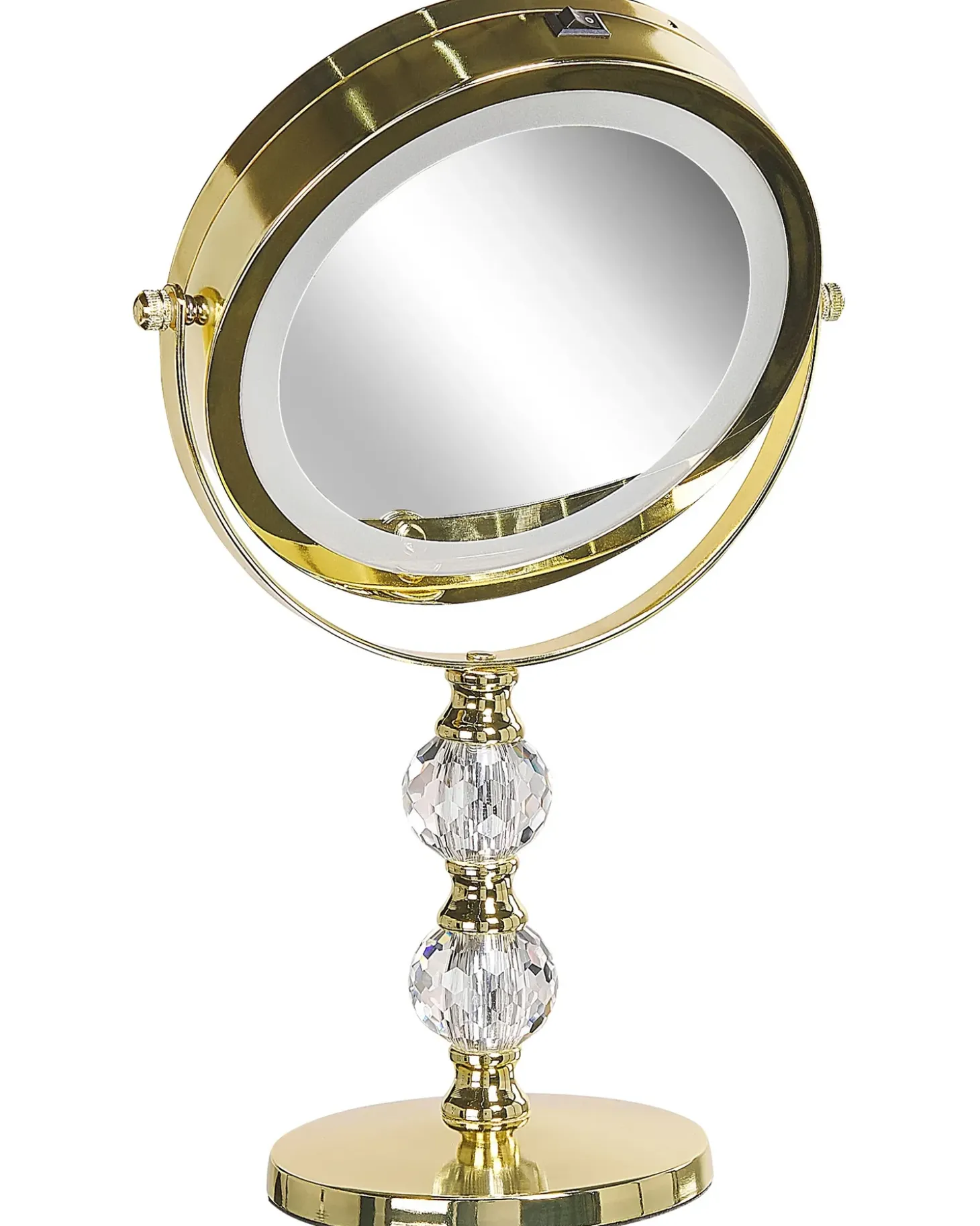 Makeup spejl LED CLAIRA Guld