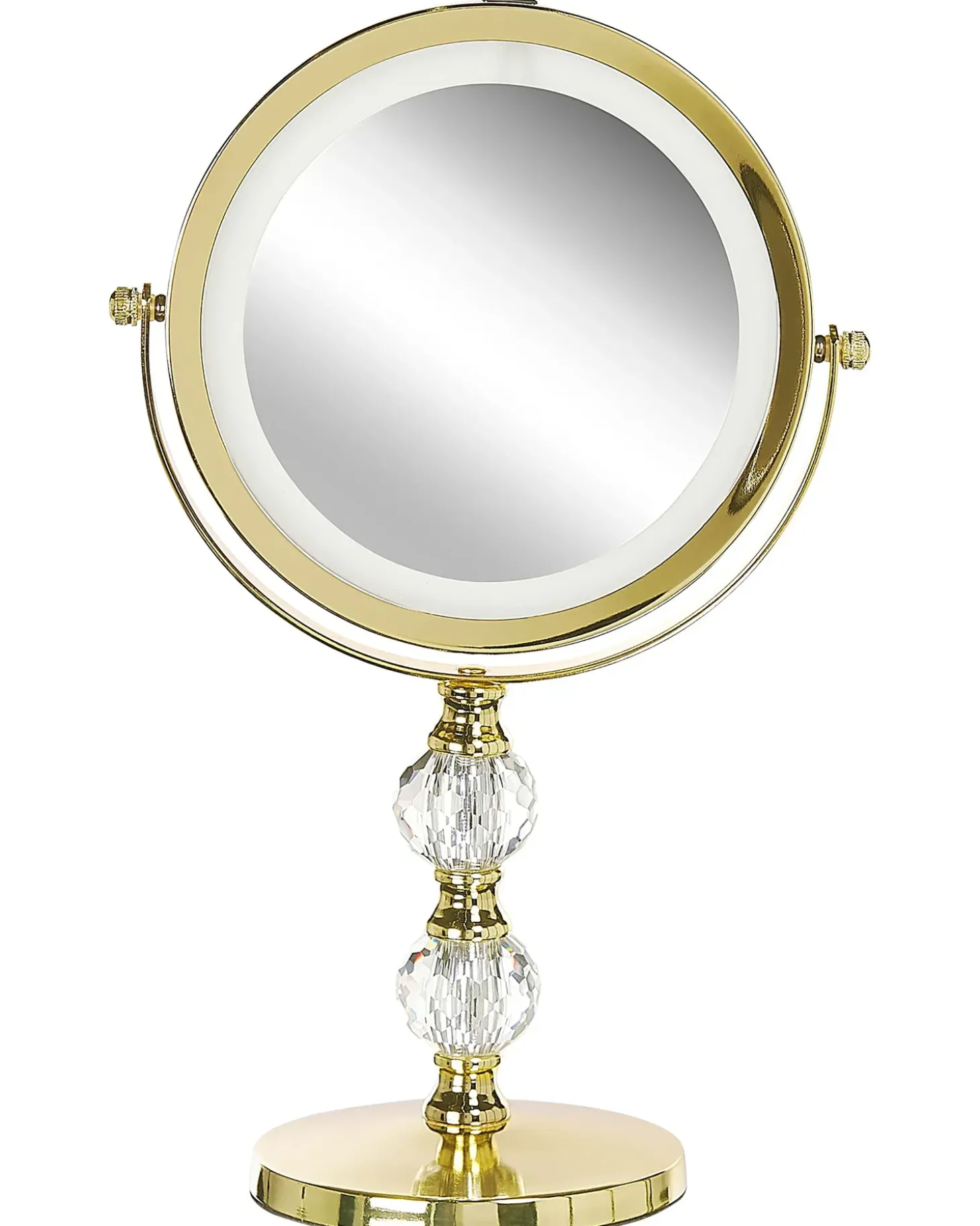 Makeup spejl LED CLAIRA Guld