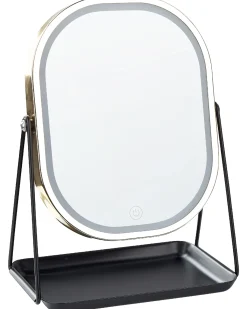 Makeup spejl LED DORDOGNE Guld