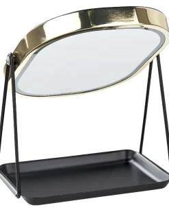 Makeup spejl LED DORDOGNE Guld