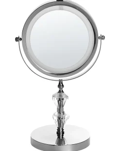 Makeup spejl LED LAON Sølv