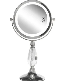 Makeup spejl LED MAURY Sølv