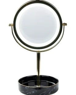 Makeup spejl LED SAVOIE Sort/guld
