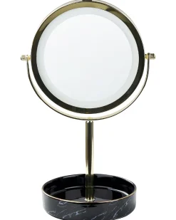Makeup spejl LED SAVOIE Sort/guld