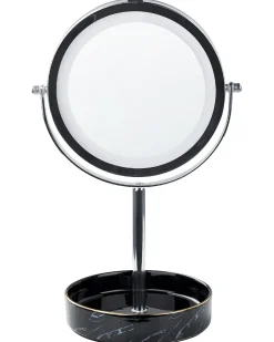 Makeup spejl LED SAVOIE Sort/sølv