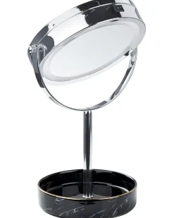 Makeup spejl LED SAVOIE Sort/sølv