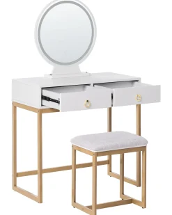 Makeup Bord AUXON LED Hvid
