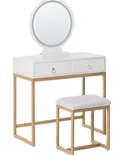 Makeup Bord AUXON LED Hvid