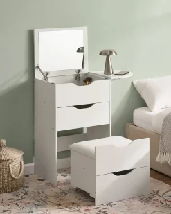 Makeup Bord BELOEIL Hvid