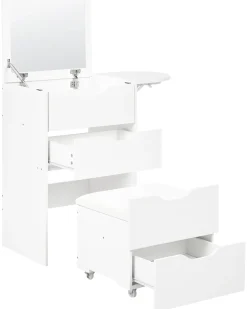 Makeup Bord BELOEIL Hvid