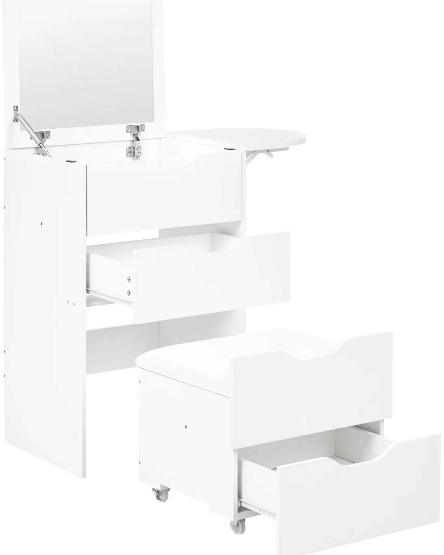 Makeup Bord BELOEIL Hvid