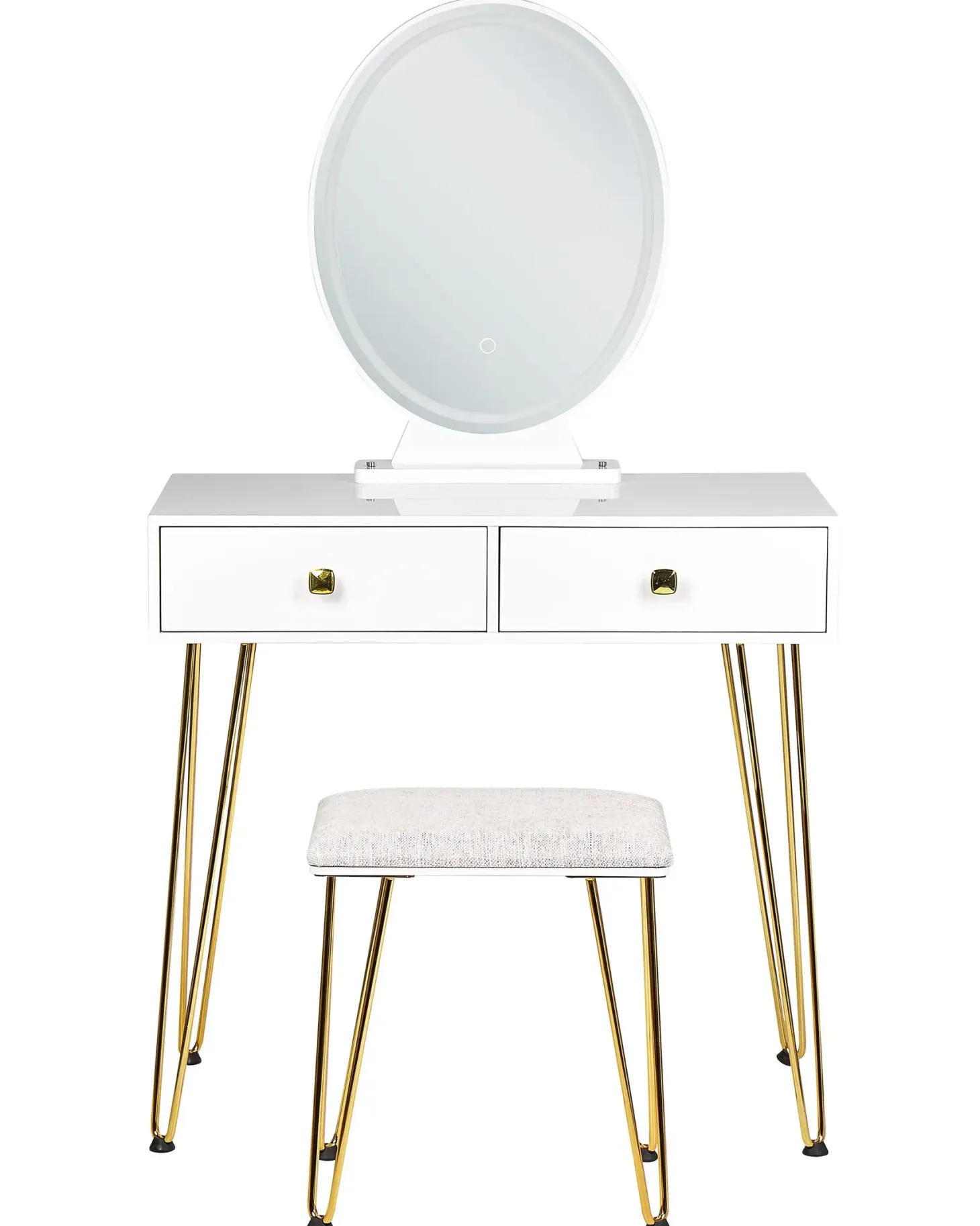 Makeup Bord CAEN LED Hvid