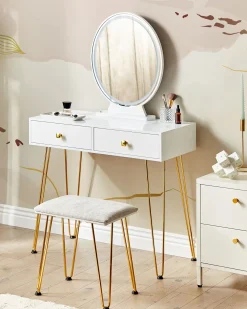 Makeup Bord CAEN LED Hvid