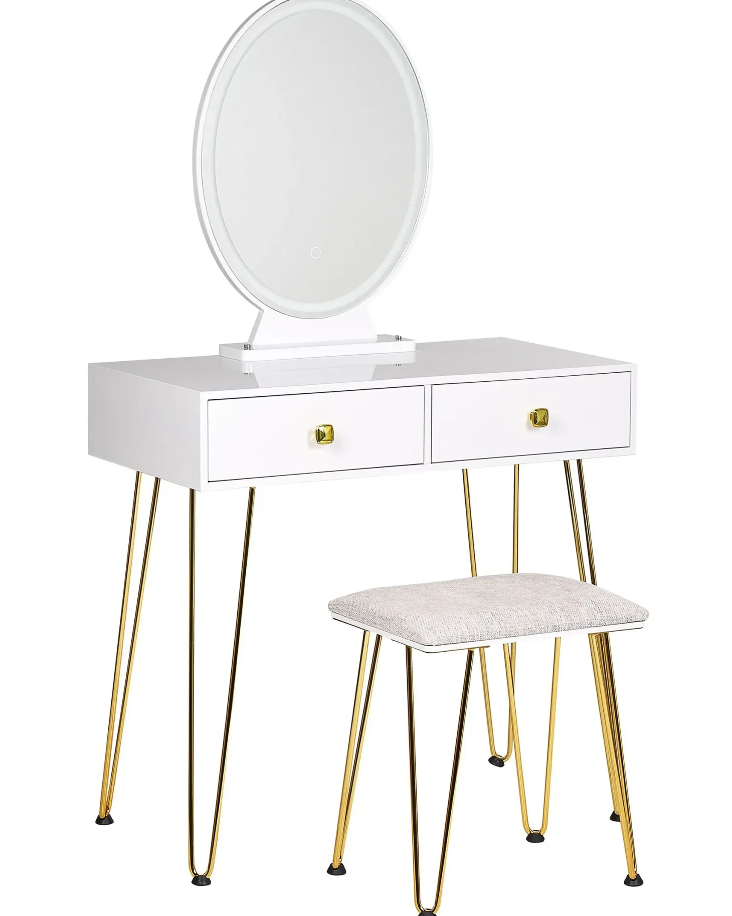 Makeup Bord CAEN LED Hvid
