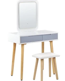 Makeup Bord DIEPPE LED Hvid