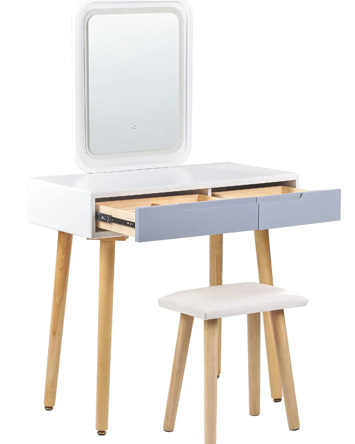 Makeup Bord DIEPPE LED Hvid