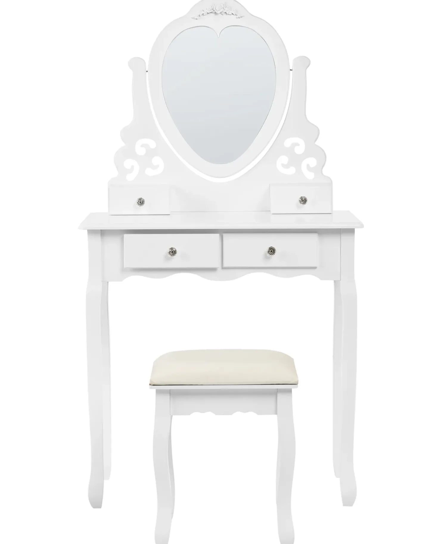 Makeup Bord DIVA Hvid