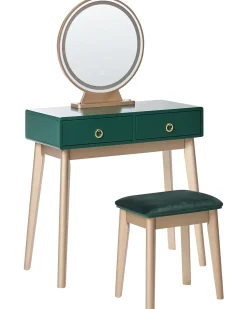 Makeup Bord FEDRY LED Smaragdgrøn