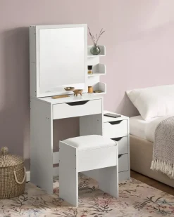 Makeup Bord GATINEAU Hvid