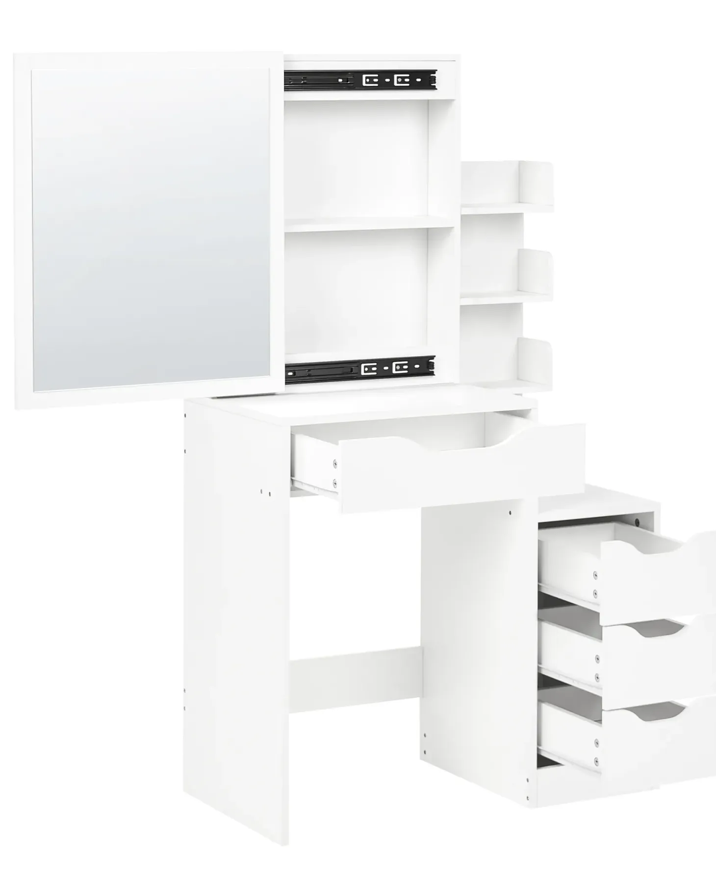Makeup Bord GATINEAU Hvid