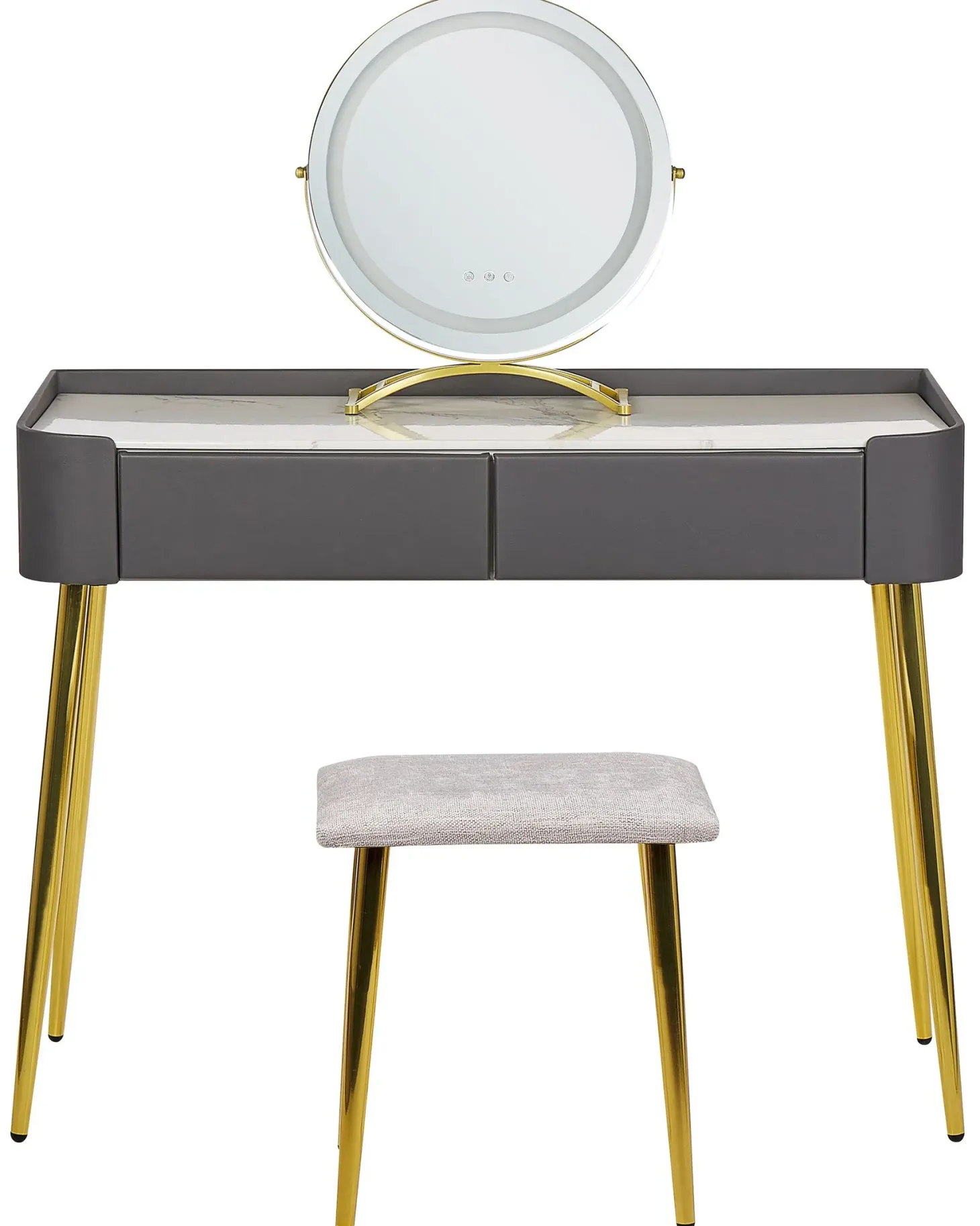 Makeup Bord SURIN LED Grå
