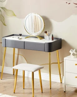 Makeup Bord SURIN LED Grå