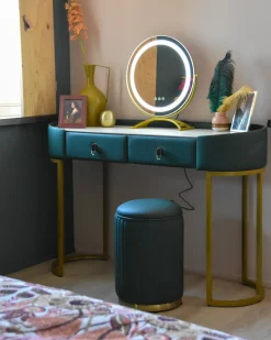 Makeup Bord VINAX LED Mørkegrøn