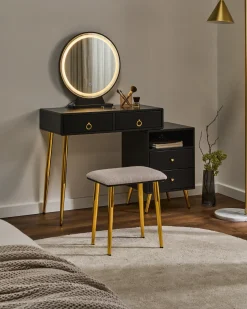 Makeup Bord YVES LED Sort