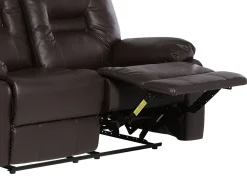 Manuel recliner sofa 2 personers BERGEN Kunstlæder Brun