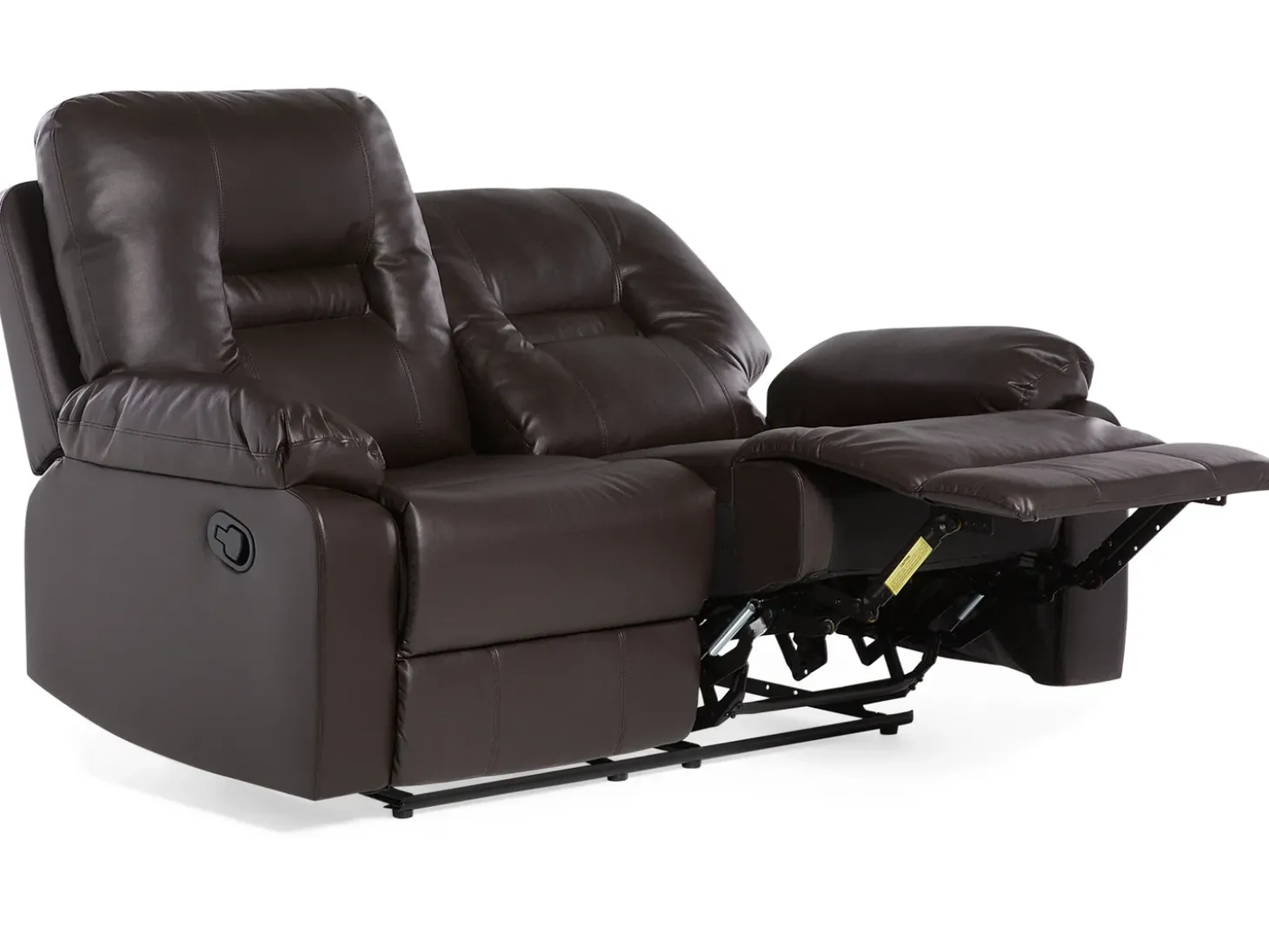 Manuel recliner sofa 2 personers BERGEN Kunstlæder Brun