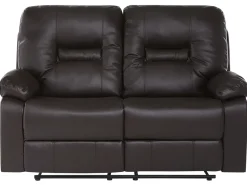 Manuel recliner sofa 2 personers BERGEN Kunstlæder Brun
